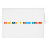 Figen Hocanın kimya defteri  Greeting/note cards