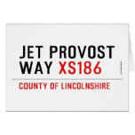 Jet Provost Way  Greeting/note cards