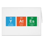Yates  Greeting/note cards