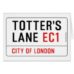 totter's  lane  Greeting/note cards