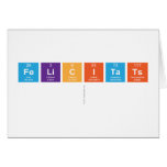 FELICITATS
   Greeting/note cards