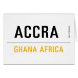 ACCRA  Greeting/note cards
