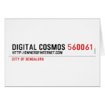 Digital Cosmos  Greeting/note cards