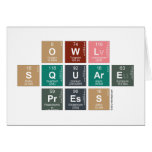 Owl
 Square
 Press  Greeting/note cards