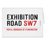exhibition ROAD  Greeting/note cards