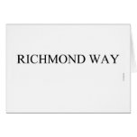 Richmond way   Greeting/note cards