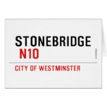 STONEBRIDGE   Greeting/note cards