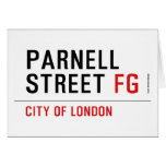 PARNELL STREET  Greeting/note cards