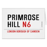 primrose hill  Greeting/note cards