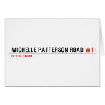 Michelle Patterson road  Greeting/note cards