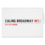 Ealing Broadway  Greeting/note cards