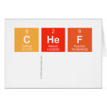 Chef
   Greeting/note cards