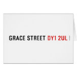 Grace street  Greeting/note cards