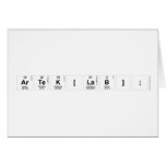 ARTEK[Lab];  Greeting/note cards