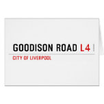 Goodison road  Greeting/note cards