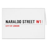 Naraldo Street  Greeting/note cards