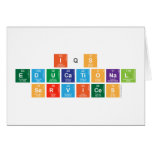 IQs
 EDUCATIONAL
 SERVICES  Greeting/note cards