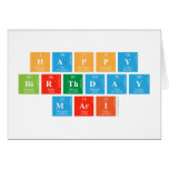 happy
 Birthday
 Mari  Greeting/note cards