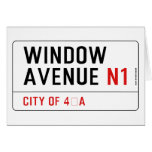 Window Avenue  Greeting/note cards