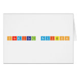 Chemical Revision  Greeting/note cards