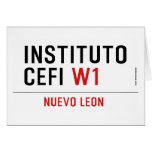 Instituto CEFI  Greeting/note cards