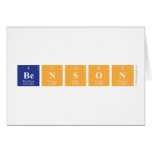 BENSON   Greeting/note cards