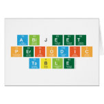 Abijeet
 periodic
 table  Greeting/note cards