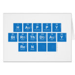 Happy
 Birthday
 René  Greeting/note cards