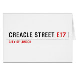Creacle street  Greeting/note cards