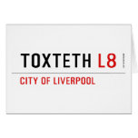 toxteth  Greeting/note cards