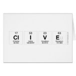 Clive  Greeting/note cards