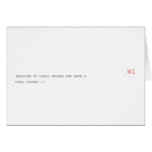 Real Izoski street forever  Greeting/note cards