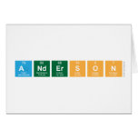Anderson  Greeting/note cards