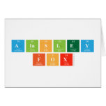 Ainsley
 Fox  Greeting/note cards