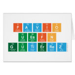 Favio
 Uesfn
 Gutierrez  Greeting/note cards