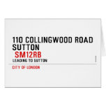 110 collingwood road  Sutton    Greeting/note cards