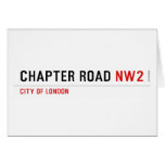 Chapter Road  Greeting/note cards
