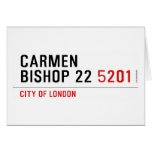 Carmen Bishop 22  Greeting/note cards