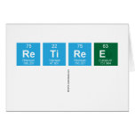 Retiree
   Greeting/note cards