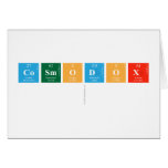 COSMODOX
   Greeting/note cards