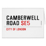 CAMBERWELL Road  Greeting/note cards