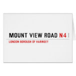 MOUNT VIEW ROAD  Greeting/note cards