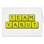 Team
 Yabut  Greeting/note cards