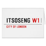 Itsoseng  Greeting/note cards