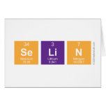 Selin  Greeting/note cards