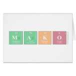 Mako  Greeting/note cards
