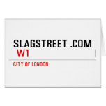SLAGSTREET .com   Greeting/note cards