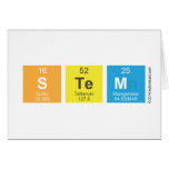 STEM  Greeting/note cards
