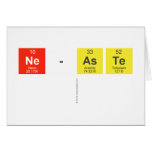 NE-ASTE
   Greeting/note cards