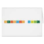 Periodic Table  Greeting/note cards
